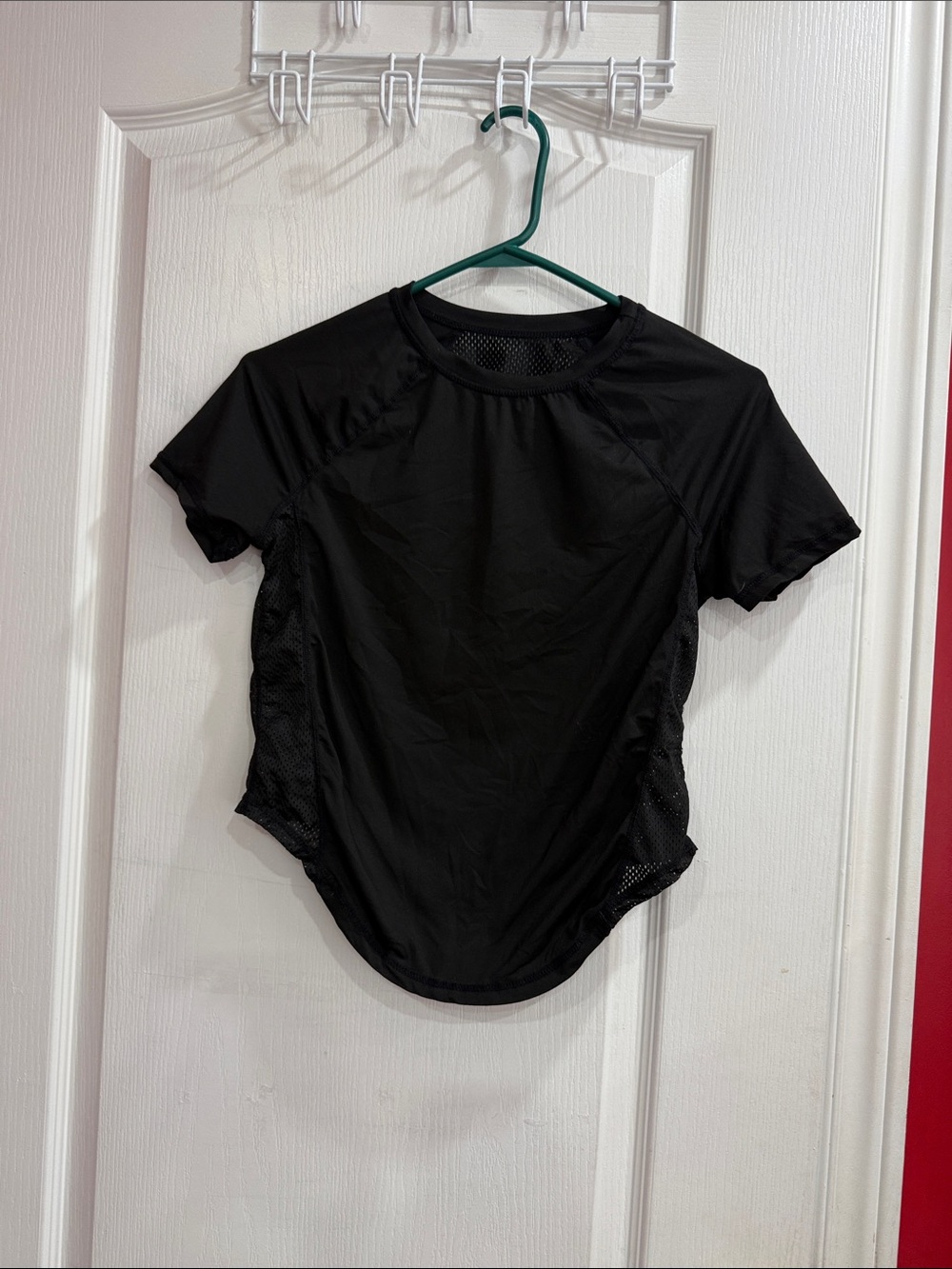 Women's Black Performance Short-Sleeve Top